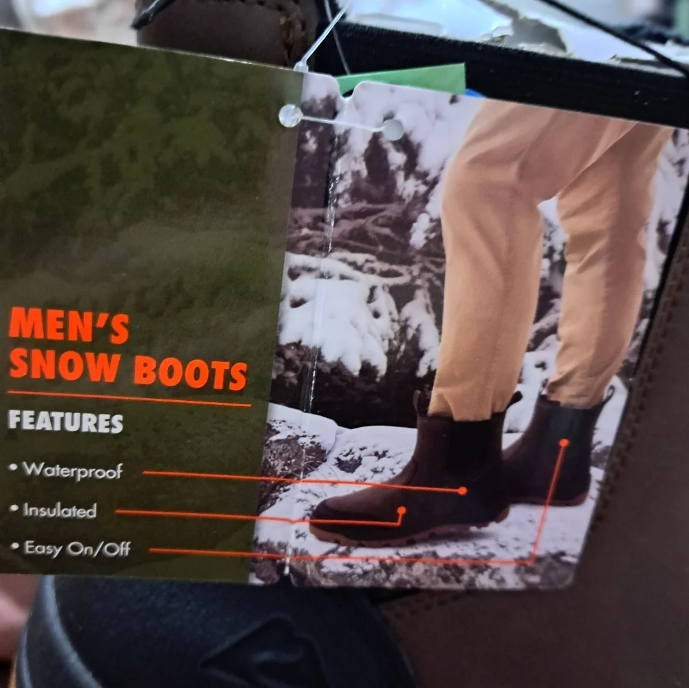 New Ozark Trail lboots Size 11 Waterproof, Insulated Easy On And Off